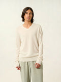 TIMEO Pullover V-Ausschnitt Elfenbein
