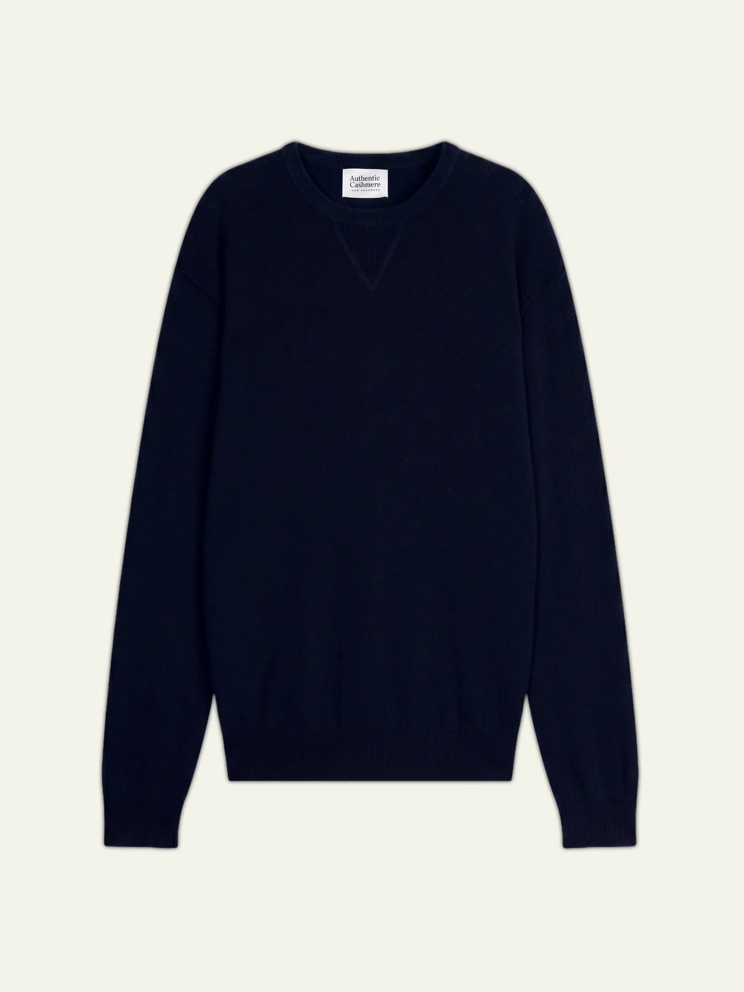 NOLAN pull col rond bleu marine