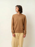 NOLAN pullover rundhalsausschnitt haselnuss