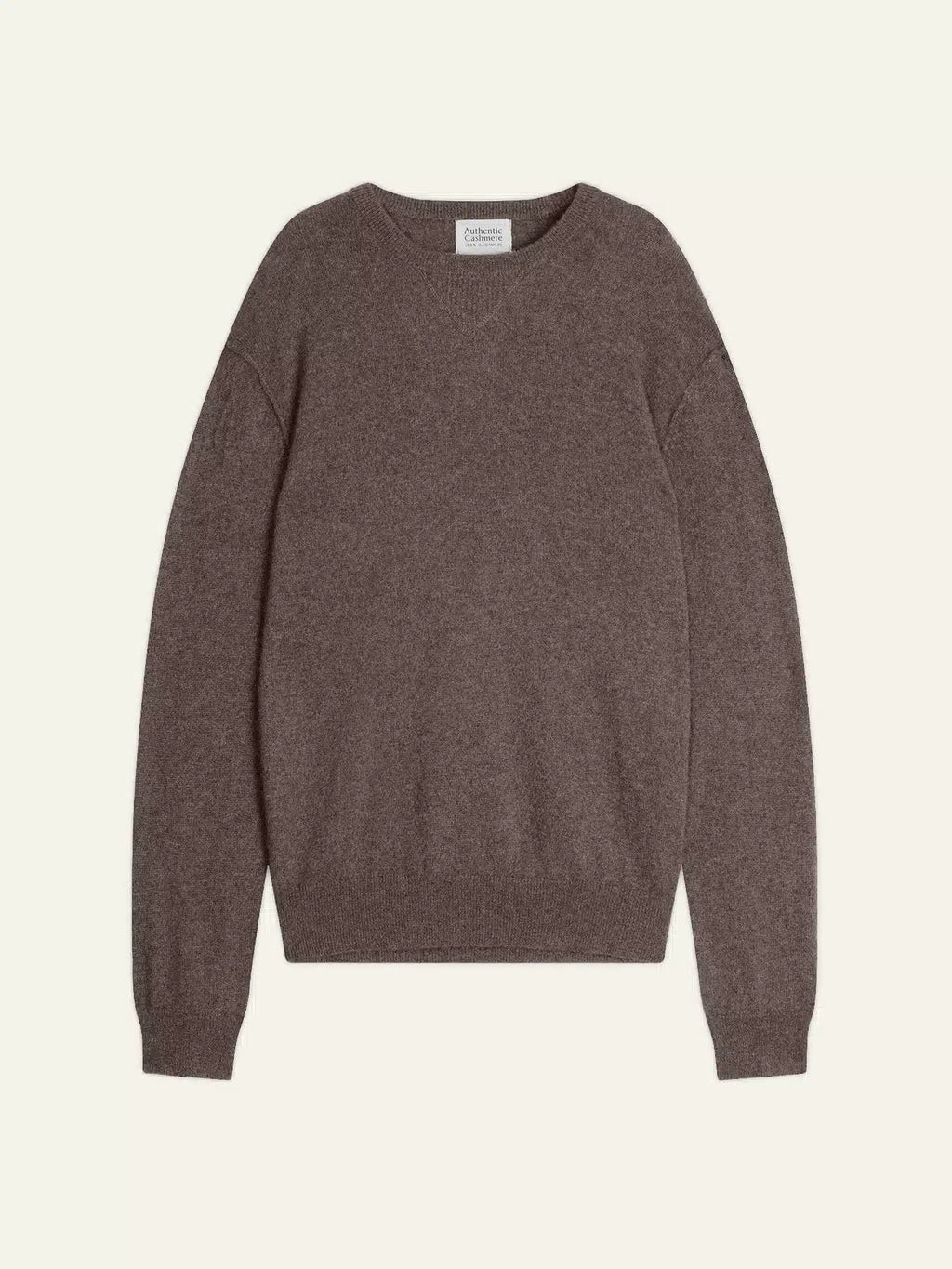 NOLAN sweater crew neck heather taupe