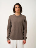 NOLAN sweater crew neck heather taupe