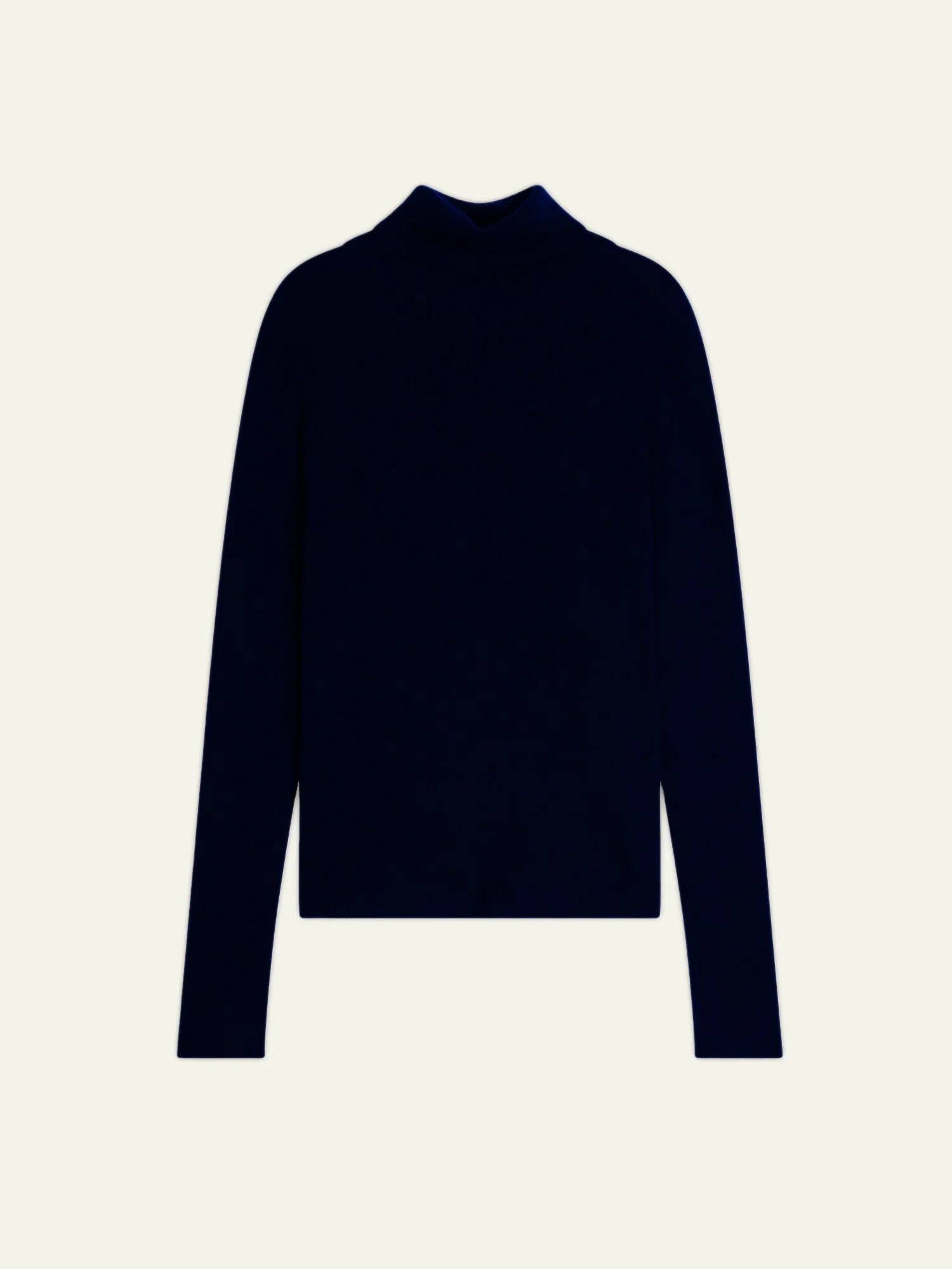 SUZIE pull col roulé bleu marine