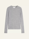 BELLA Pull Col Rond Nuage Chiné