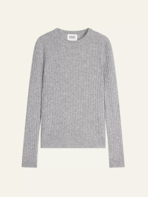 BELLA sweater crew neck heather cloud