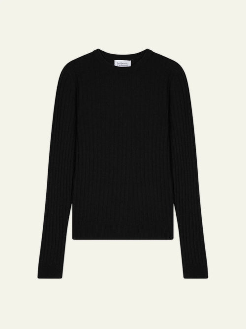 BELLA sweater crew neck black