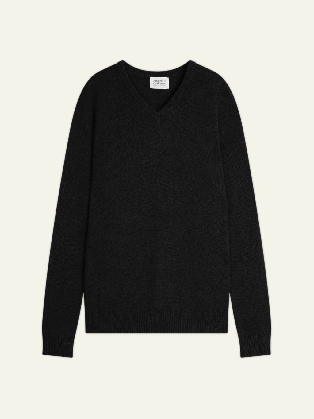 VICTOR pull col V 4 fils noir