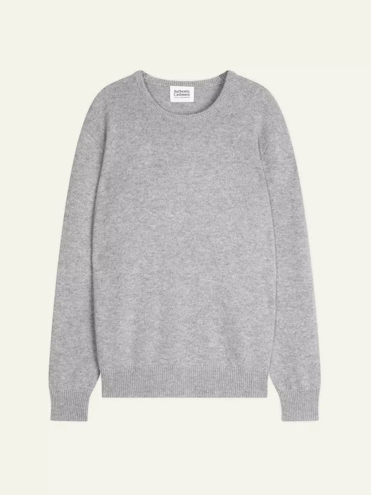 VICTO pull col rond 4 fils nuage chiné