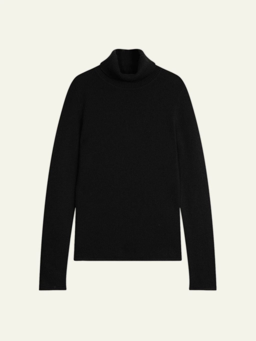 TED pull col roulé 4 fils noir