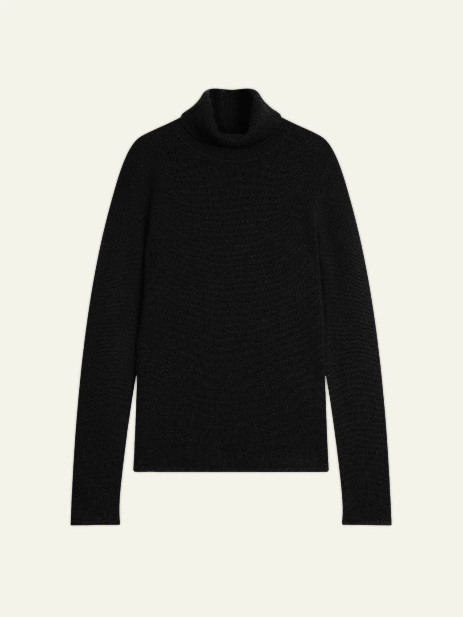 TED pull col roulé 4 fils noir