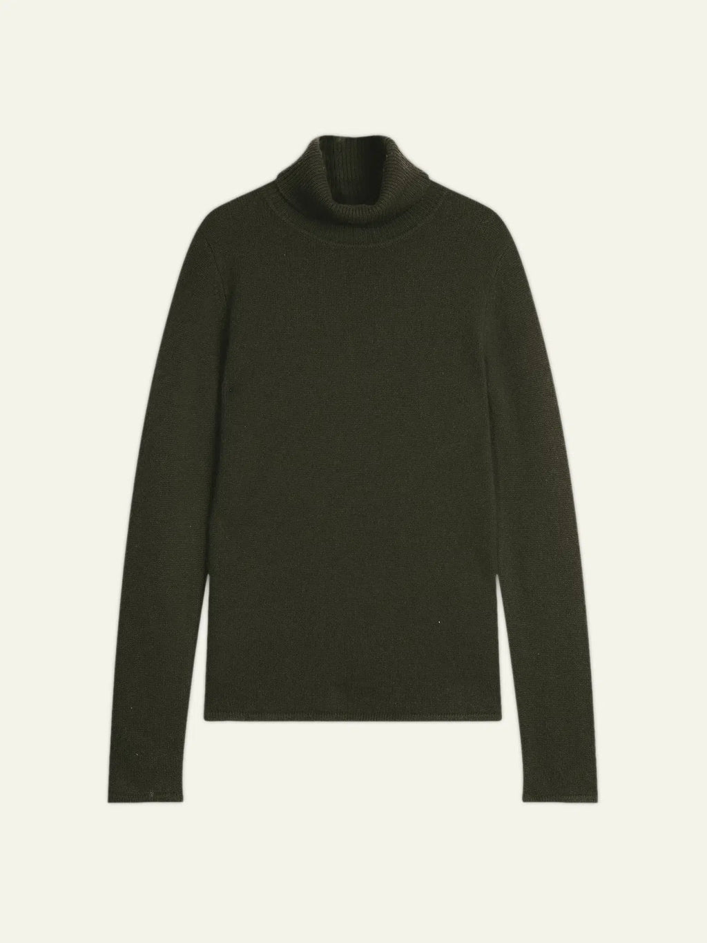 TED pull col roulé 4 fils kaki