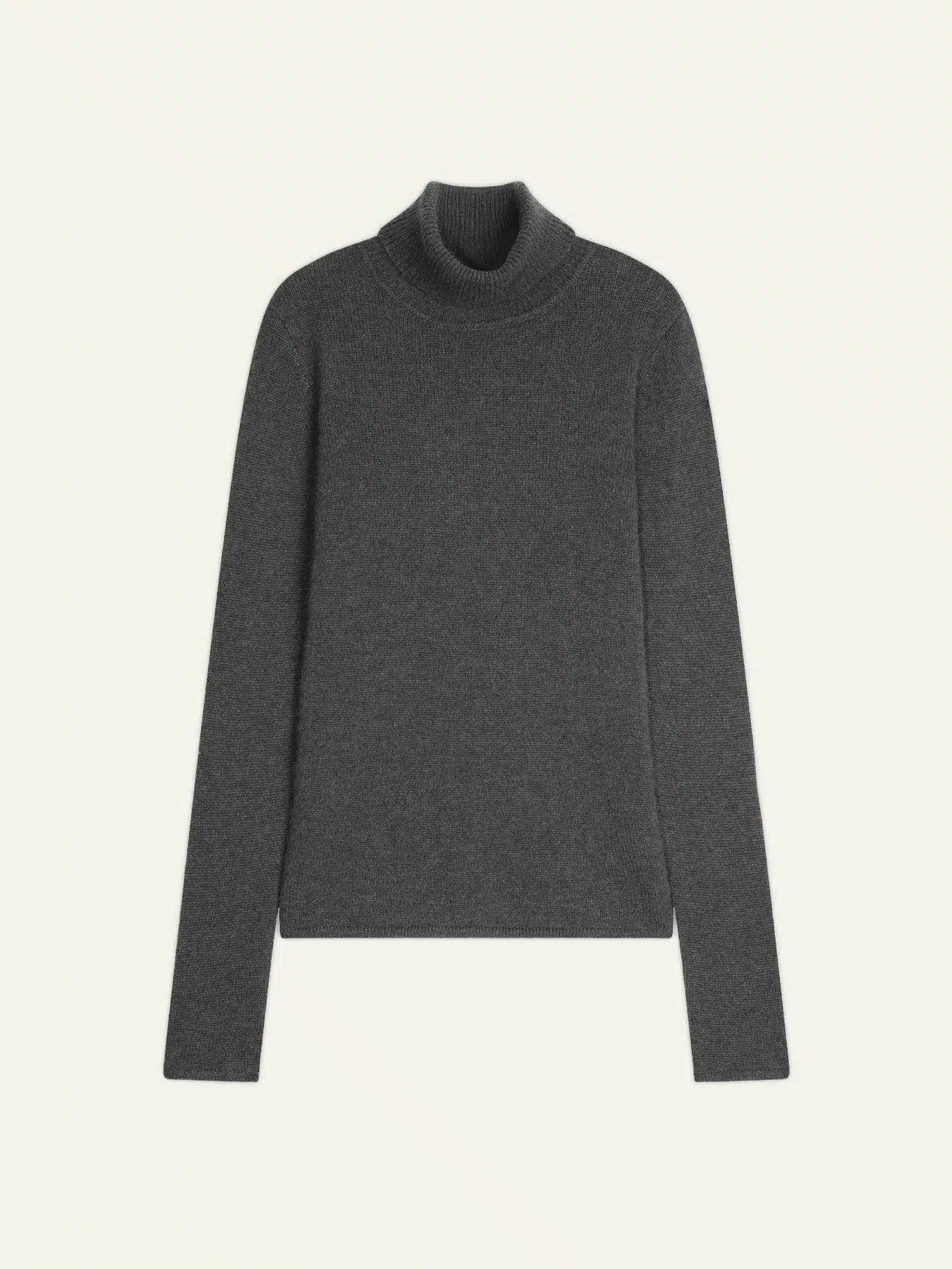 TED pull col roulé 4 fils anthracite chiné