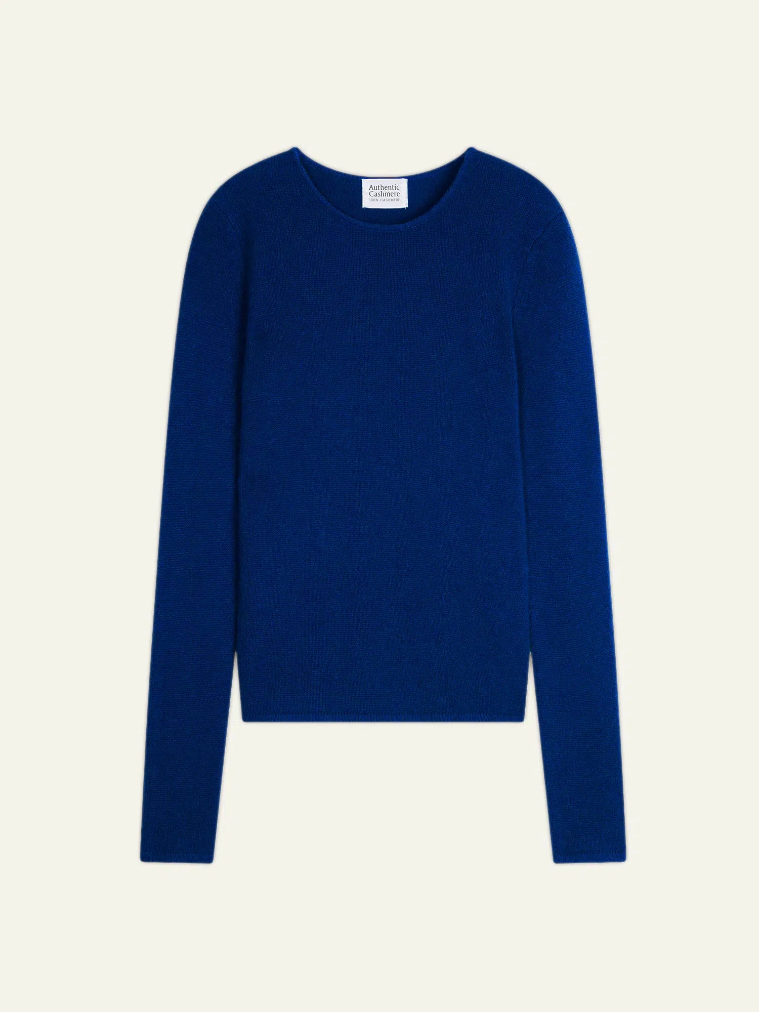 IVY pull col rond 4 fils outremer