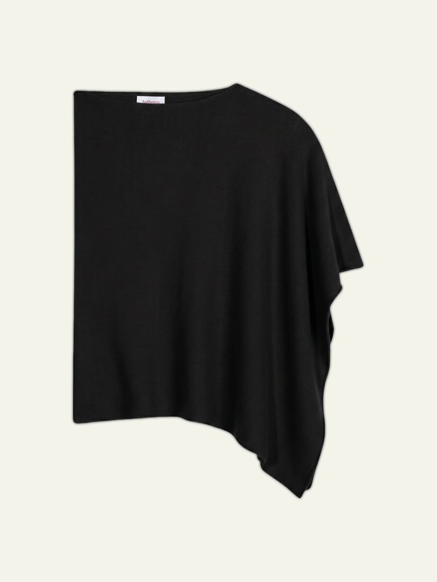 MERYL poncho 4 fils noir