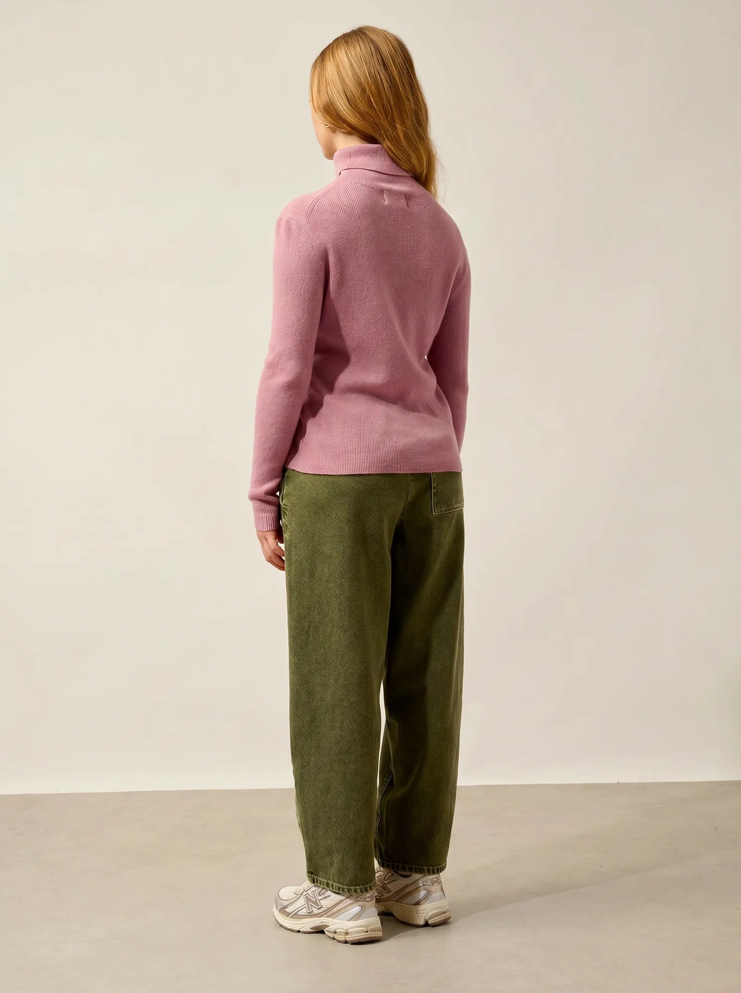 SUZIE pullover rollkragen bois de rosa