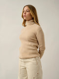 SUZIE Sweater Turtleneck Sand