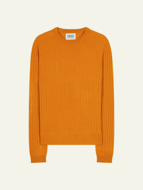 BELLA sweater crew neck ochre