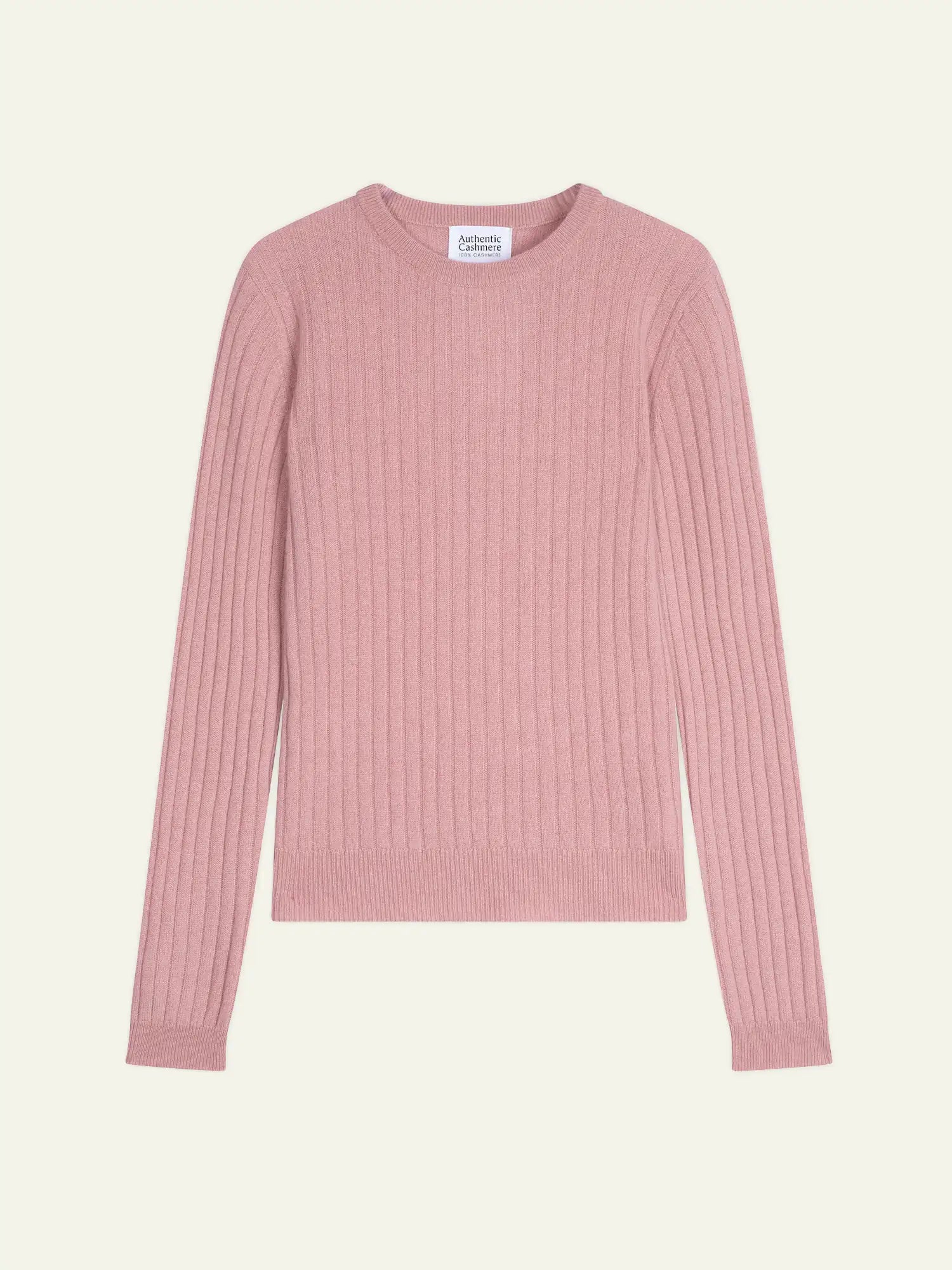 BELLA pull col rond bois de rose