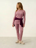 BELLA pull col rond bois de rose