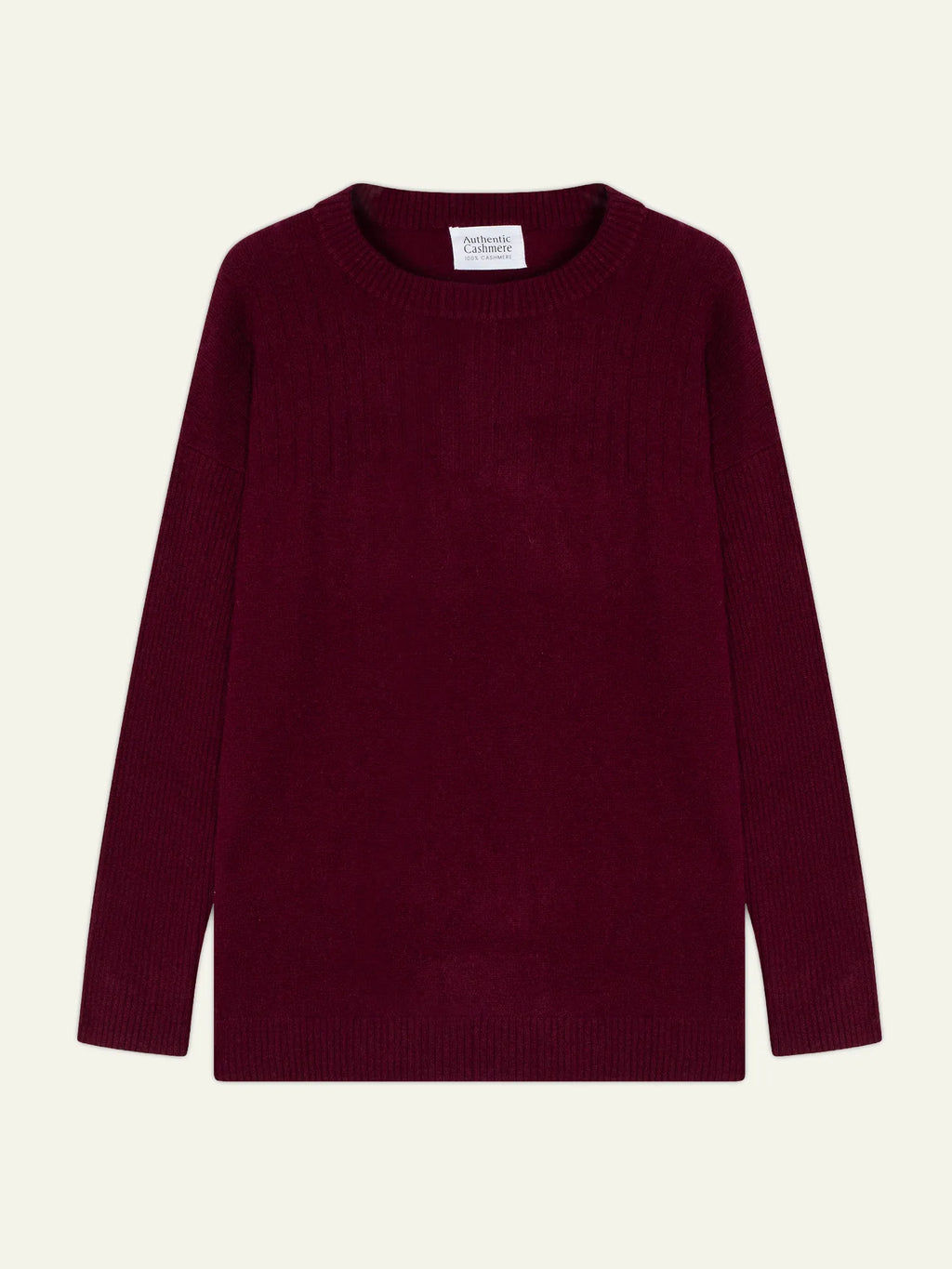 DARIA Pullover Rundhalsausschnitt Bordeaux