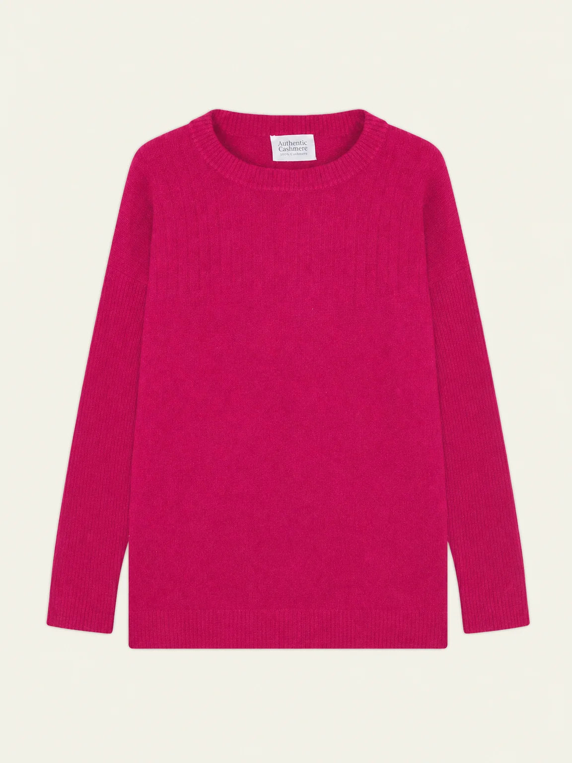 DARIA pullover rundhalsausschnitt fuchsia