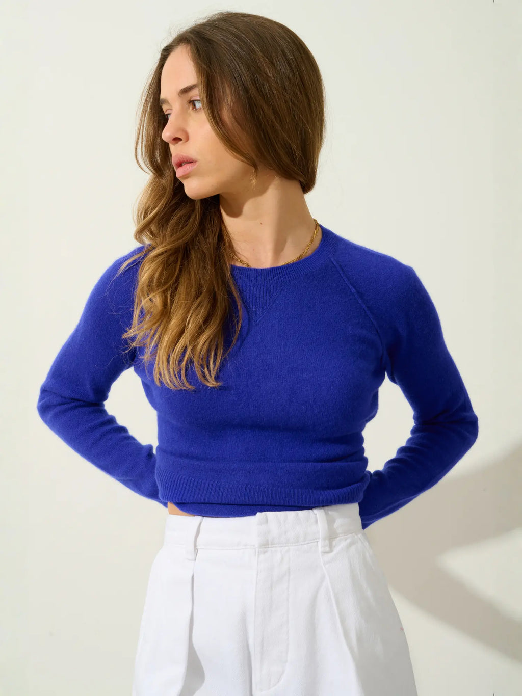 ETRET Sweater Crew Neck Indigo