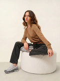 ETRET pull col rond noisette