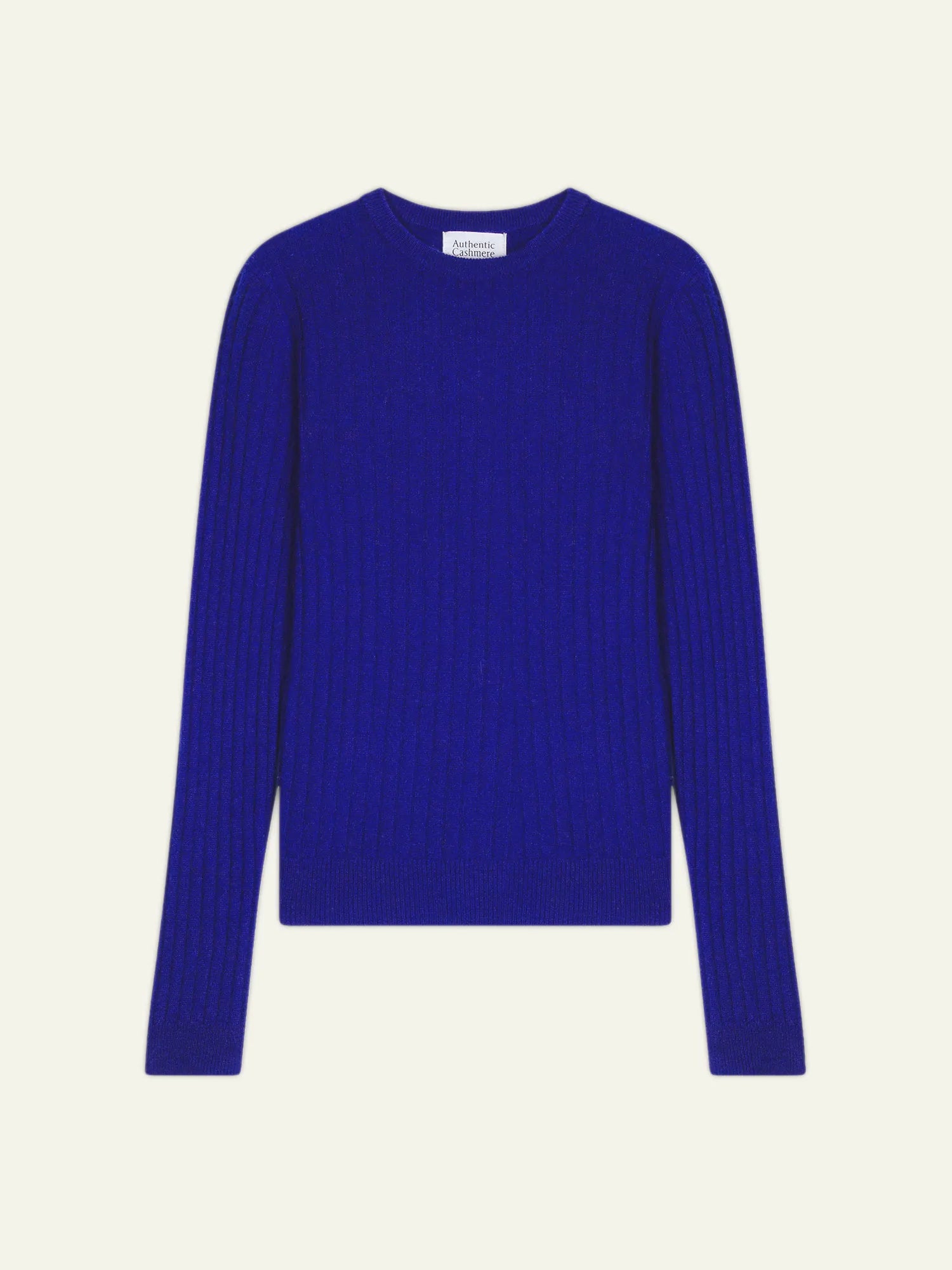 BELLA pull col rond indigo