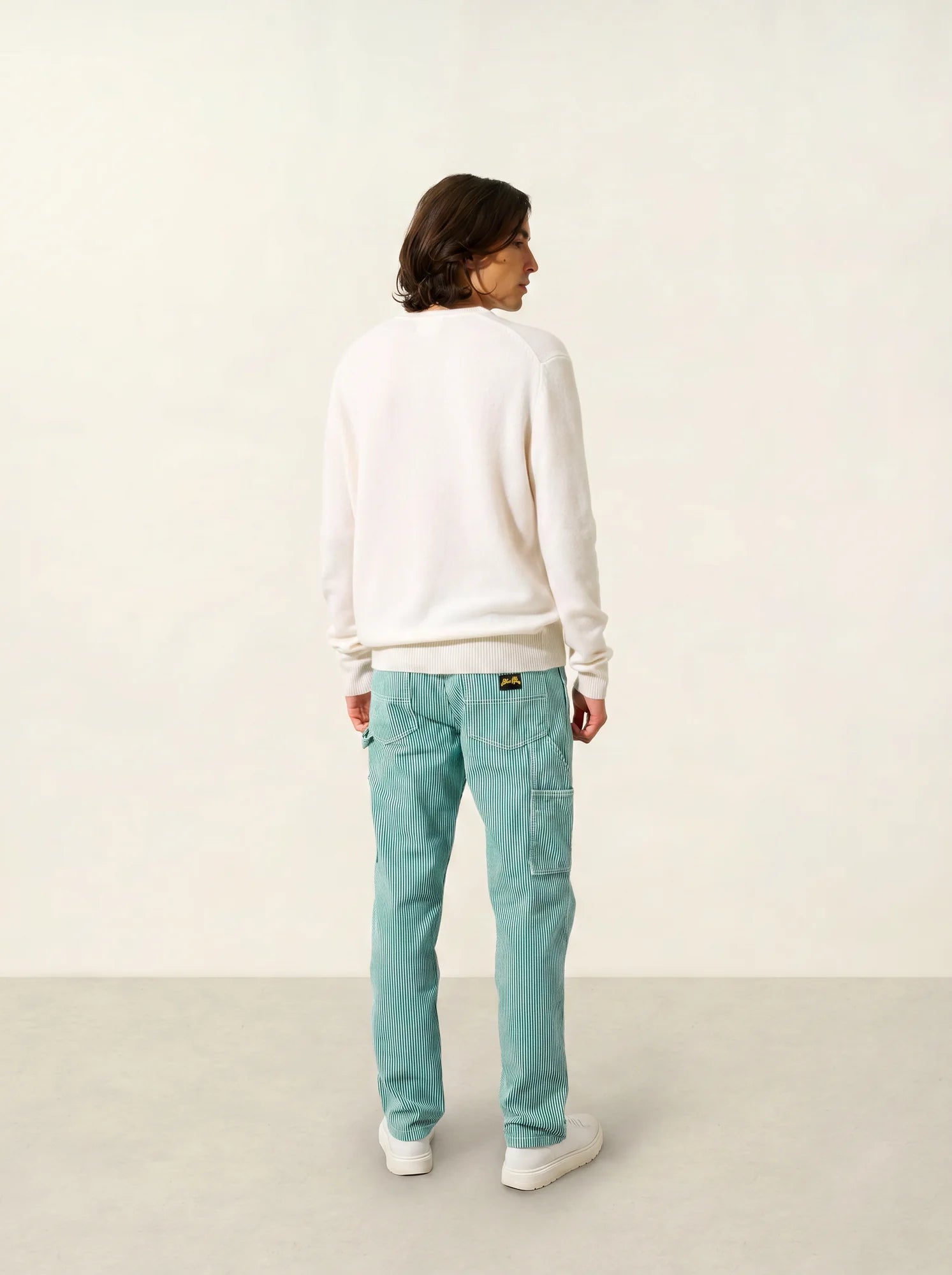 VICTOR pull col V 4 fils neige