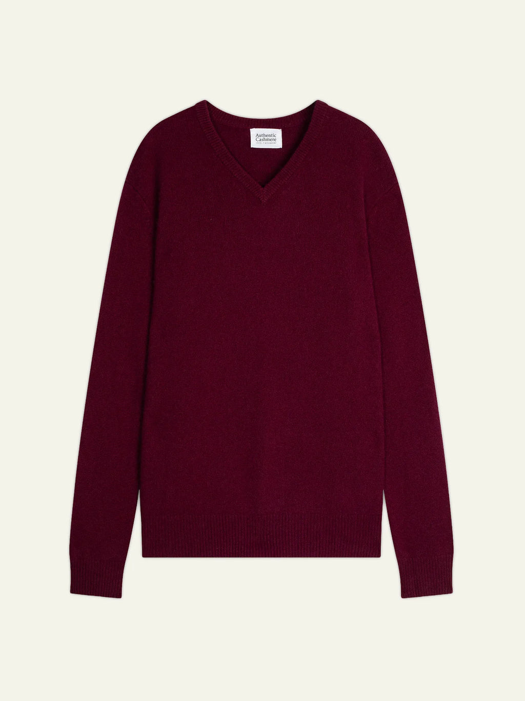 VICTOR pullover v-ausschnitt 4-fädig bordeaux