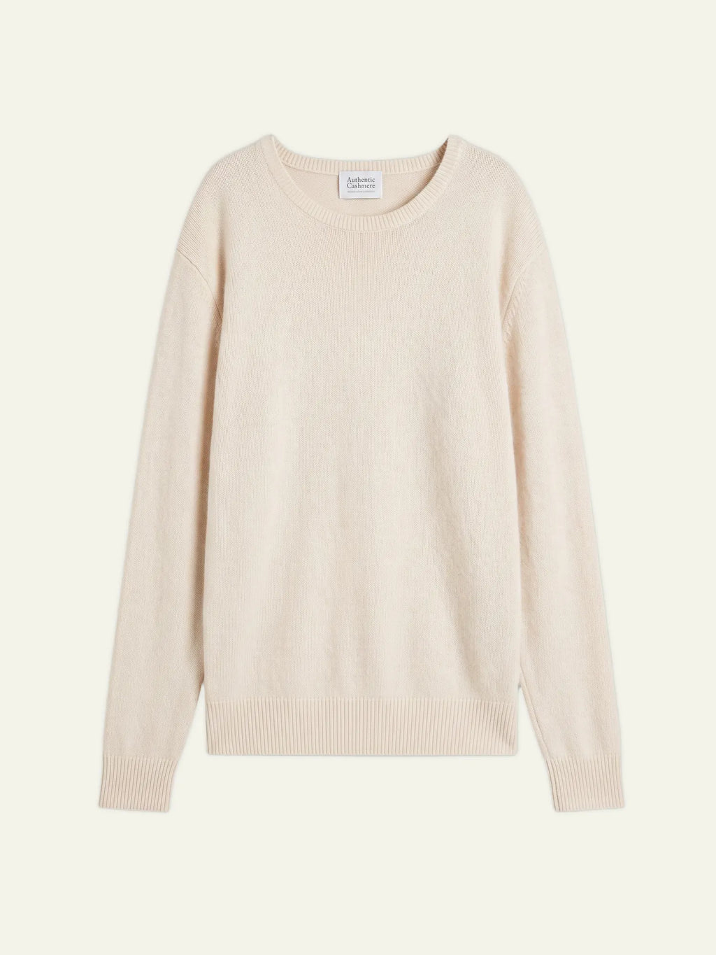 VICTO pull col rond 4 fils neige