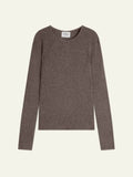 IVY Sweater Crew Neck 4 Ply Heather Taupe