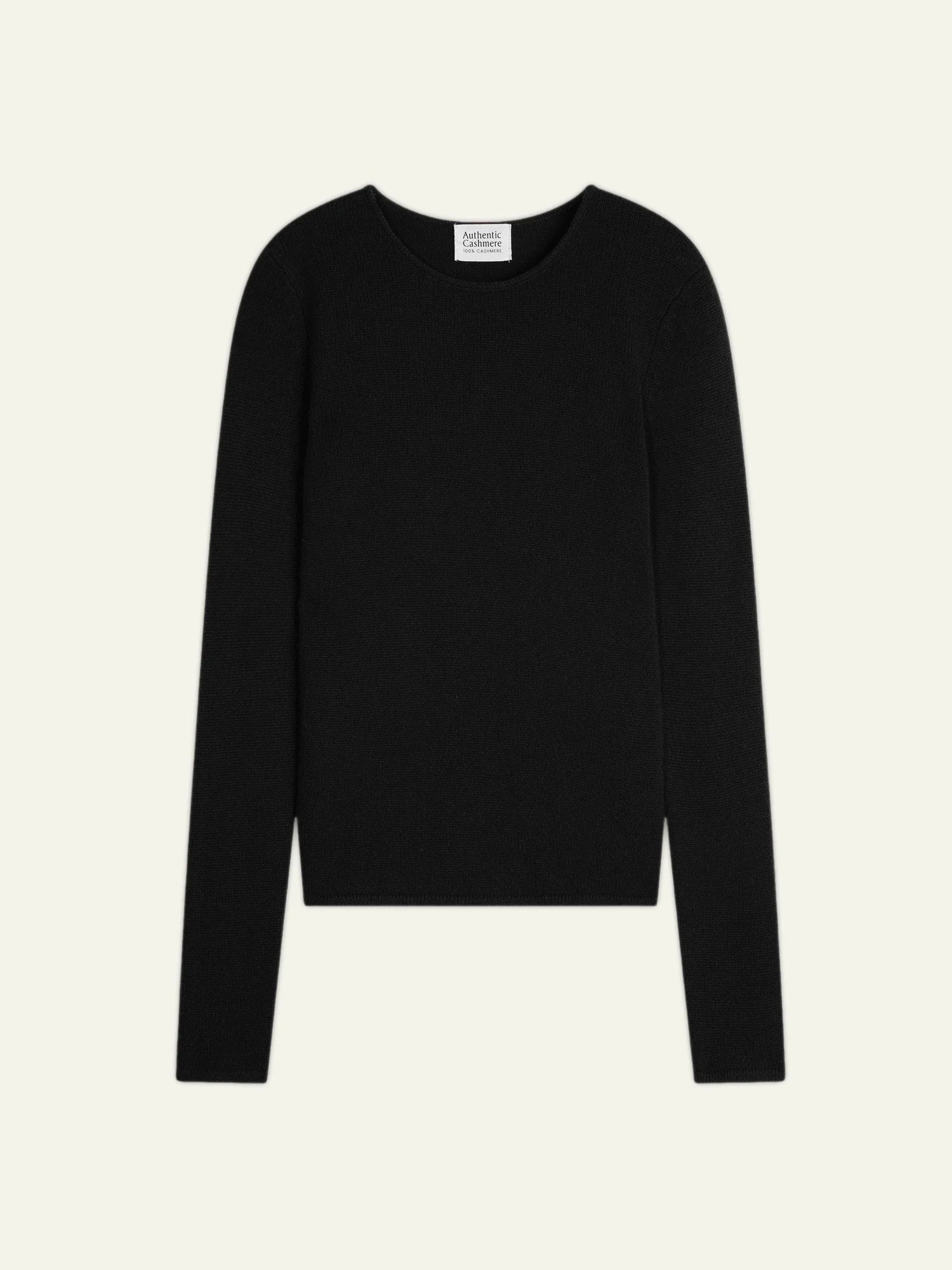 IVY pull col rond 4 fils noir