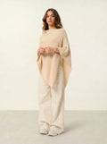 MERYL poncho 4 fils sable