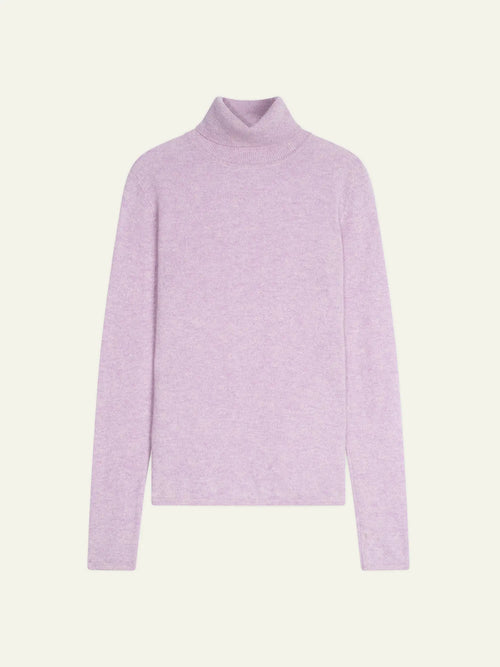 BISE pullover rollkragen malve meliert