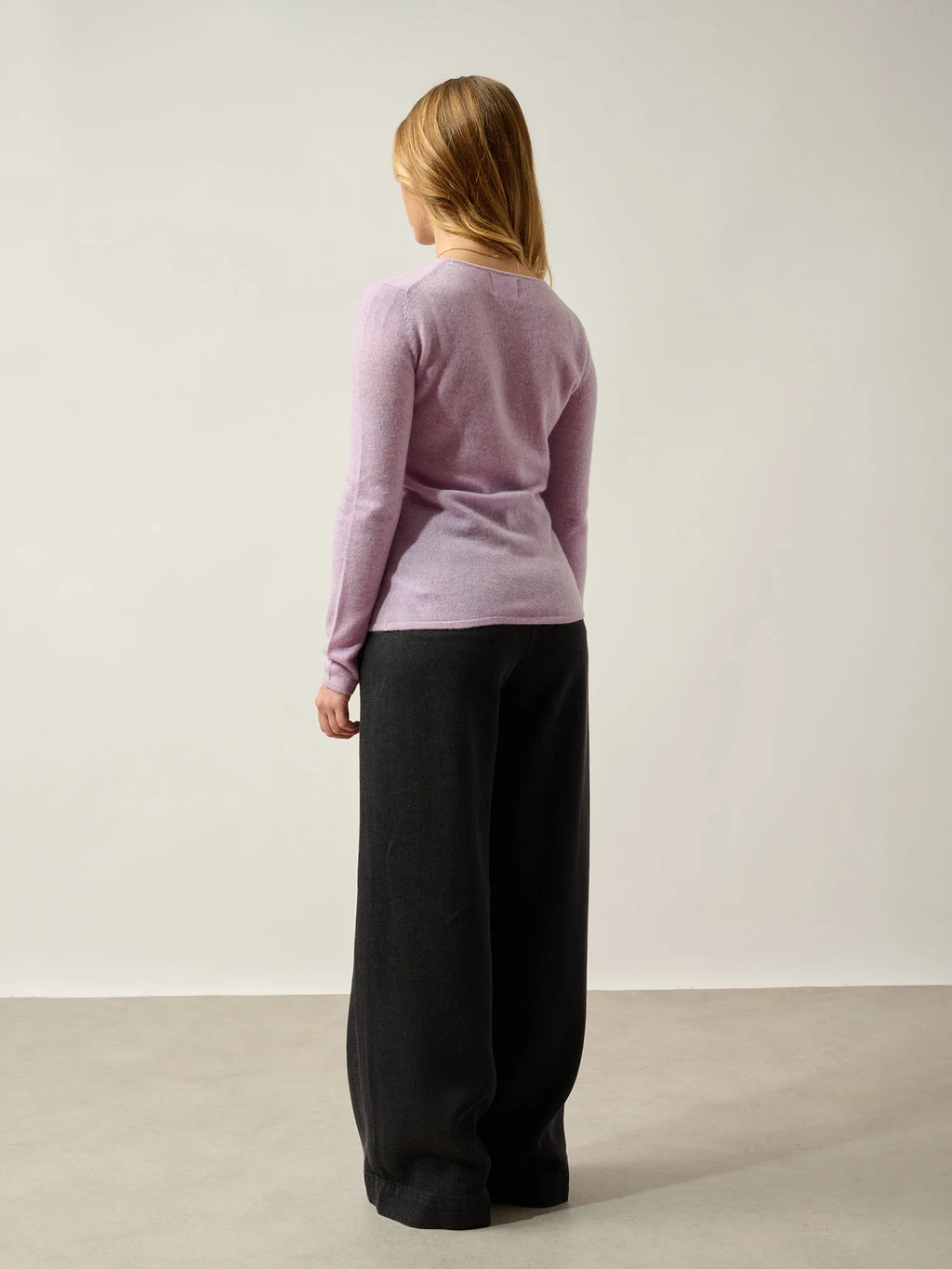 EPÉNA Sweater Crew Neck Heather Mauve