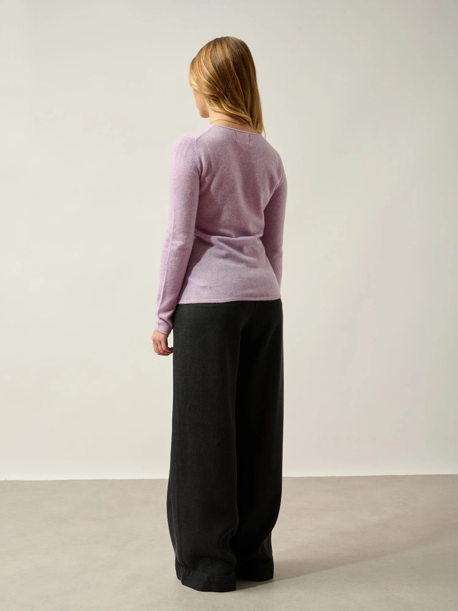 EPÉNA Sweater Crew Neck Heather Mauve