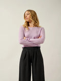 EPÉNA Sweater Crew Neck Heather Mauve