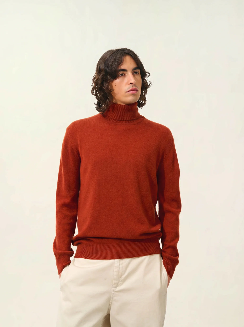 BANGE Pullover Rollkragen Eichhörnchenbraun