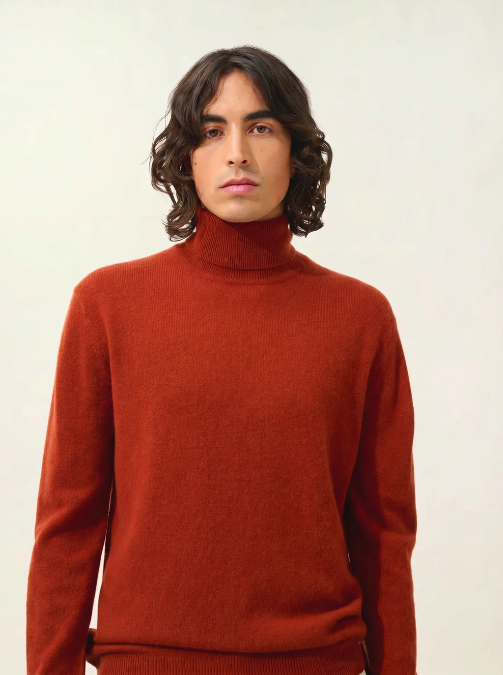 BANGE Pullover Rollkragen Eichhörnchenbraun