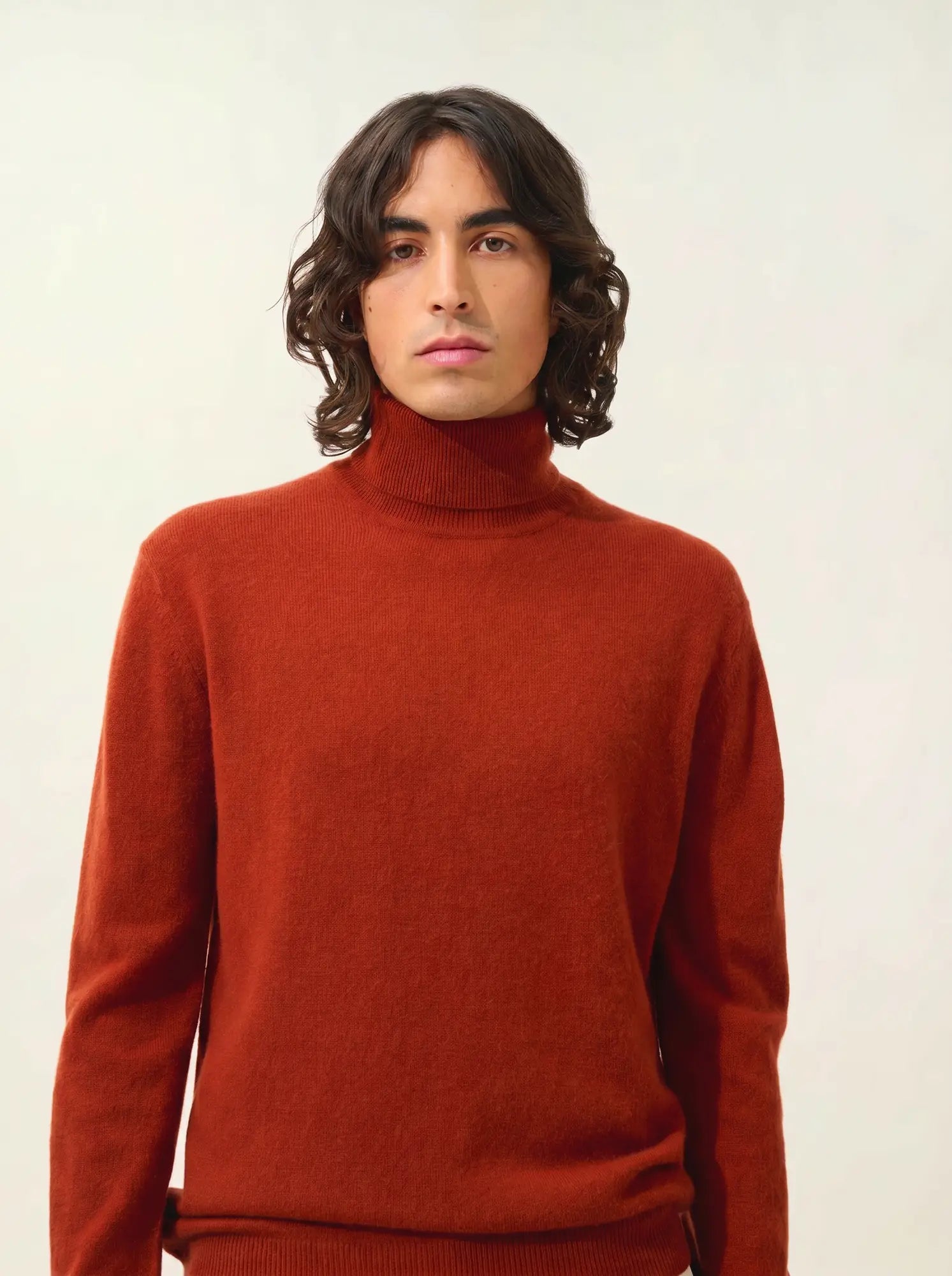 BANGE Pullover Rollkragen Eichhörnchenbraun
