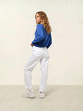 GIUSALET pull col V bleu électrique