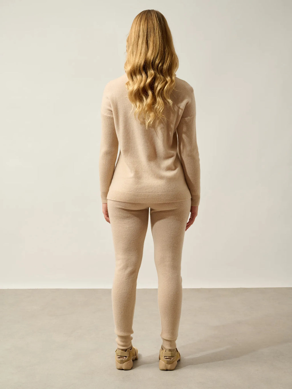 DARIA pullover rundhalsausschnitt sand