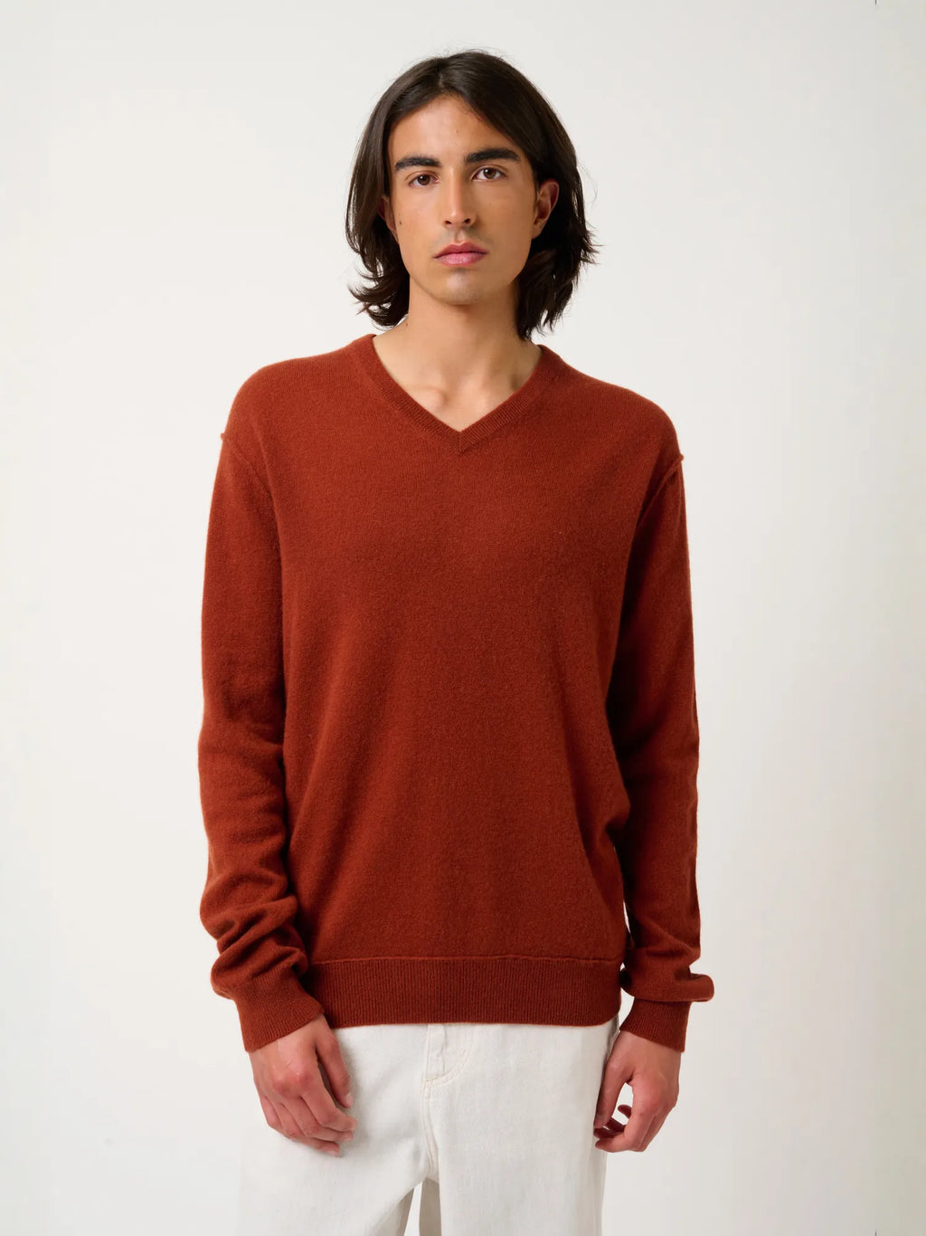 TIMEO pullover v-ausschnitt eichhörnchen