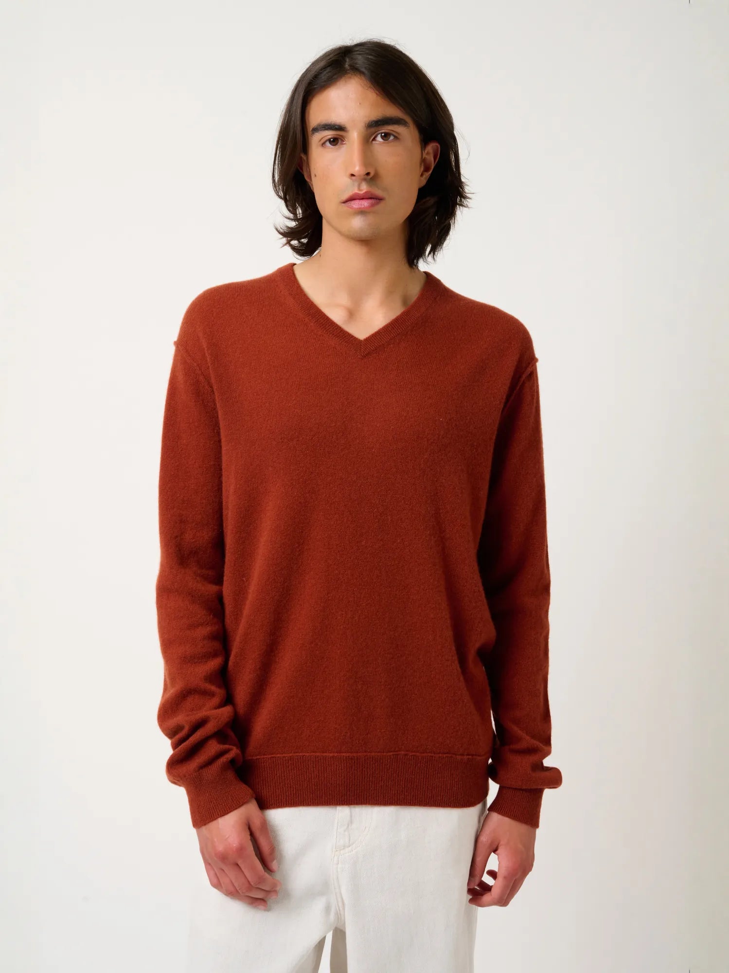 TIMEO pullover v-ausschnitt eichhörnchen