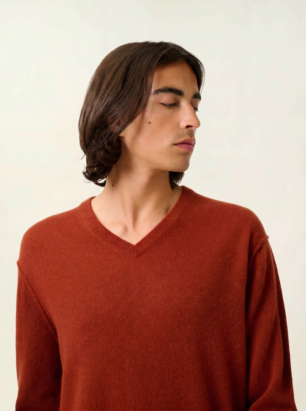 TIMEO pullover v-ausschnitt eichhörnchen