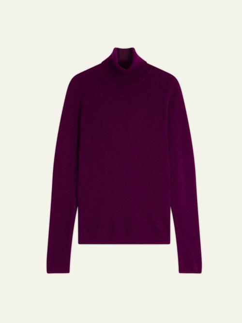 BISE pullover rollkragen pflaume