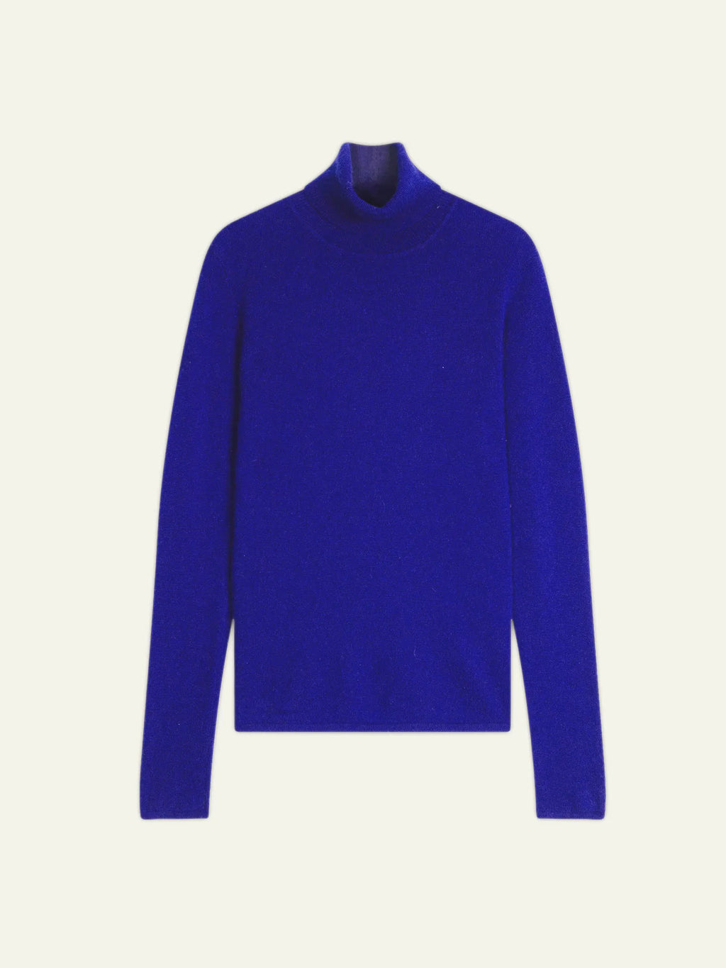 BISE pull col roulé indigo