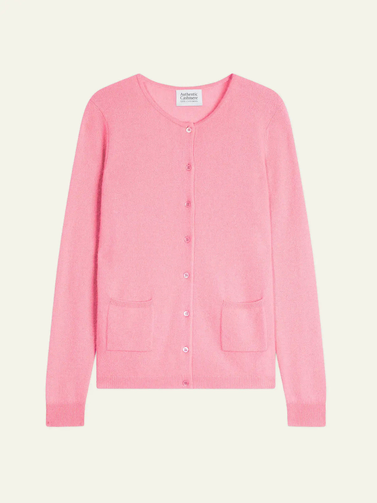 CARON cardigan col rond malabar