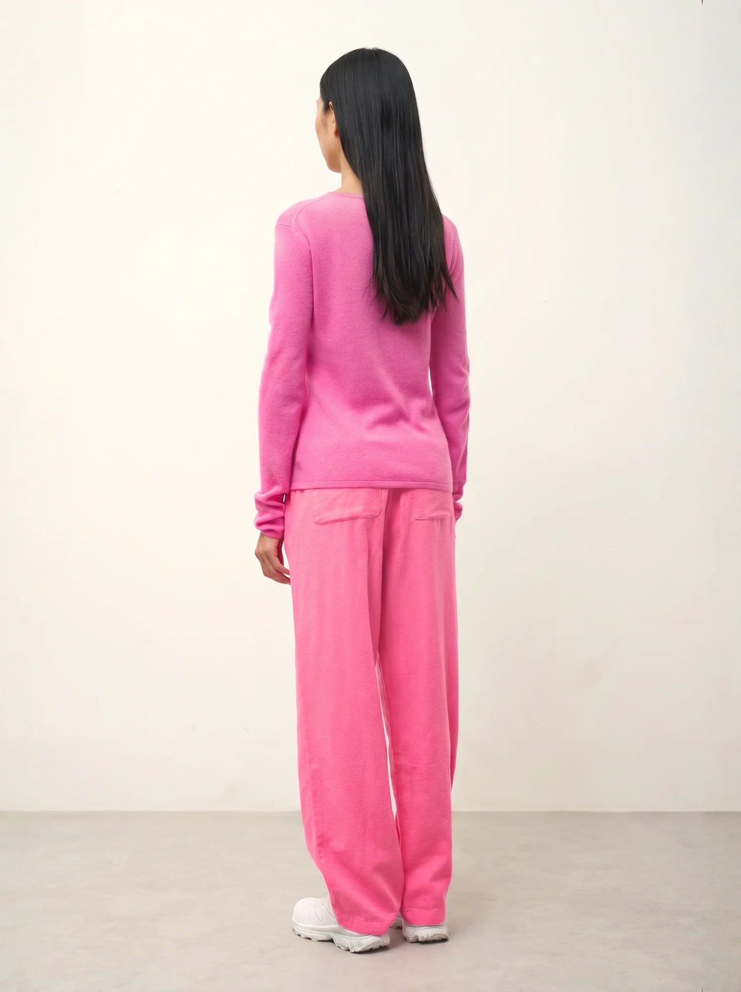 EPÉNA Pullover Rundhalsausschnitt Rosa