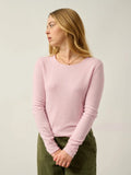 EPÉNA Pullover Rundhalsausschnitt Puderrosa